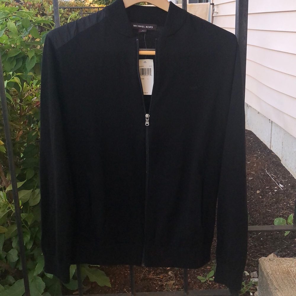 Michael Kors zip up sweater